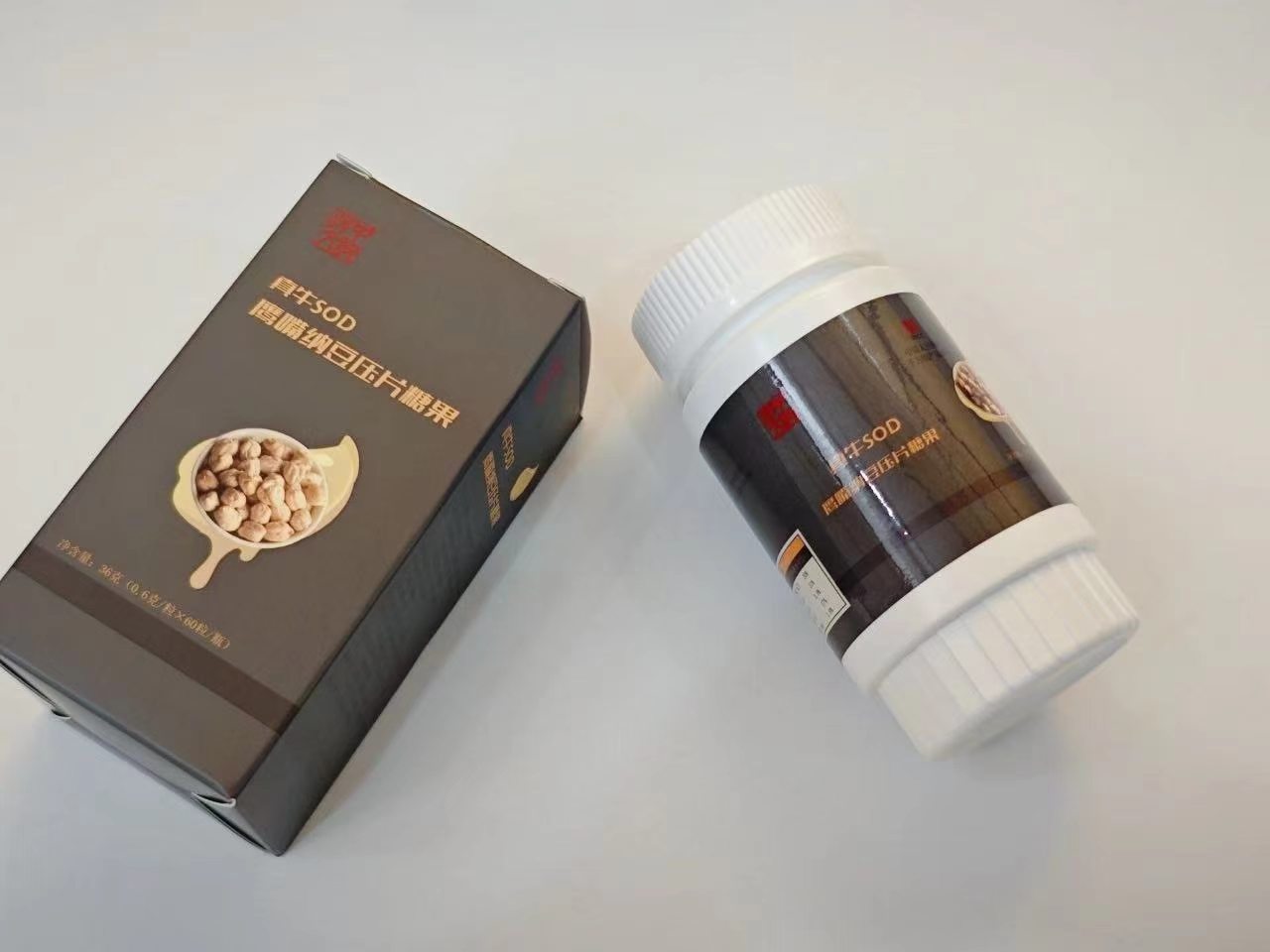 SOD鹰嘴纳豆压片糖果